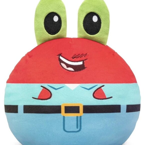 TeeTurtle Spongebob Squarepants Reversible Plushie Mr. Krabs and Krabby Patty 6" - Picture 2 of 5